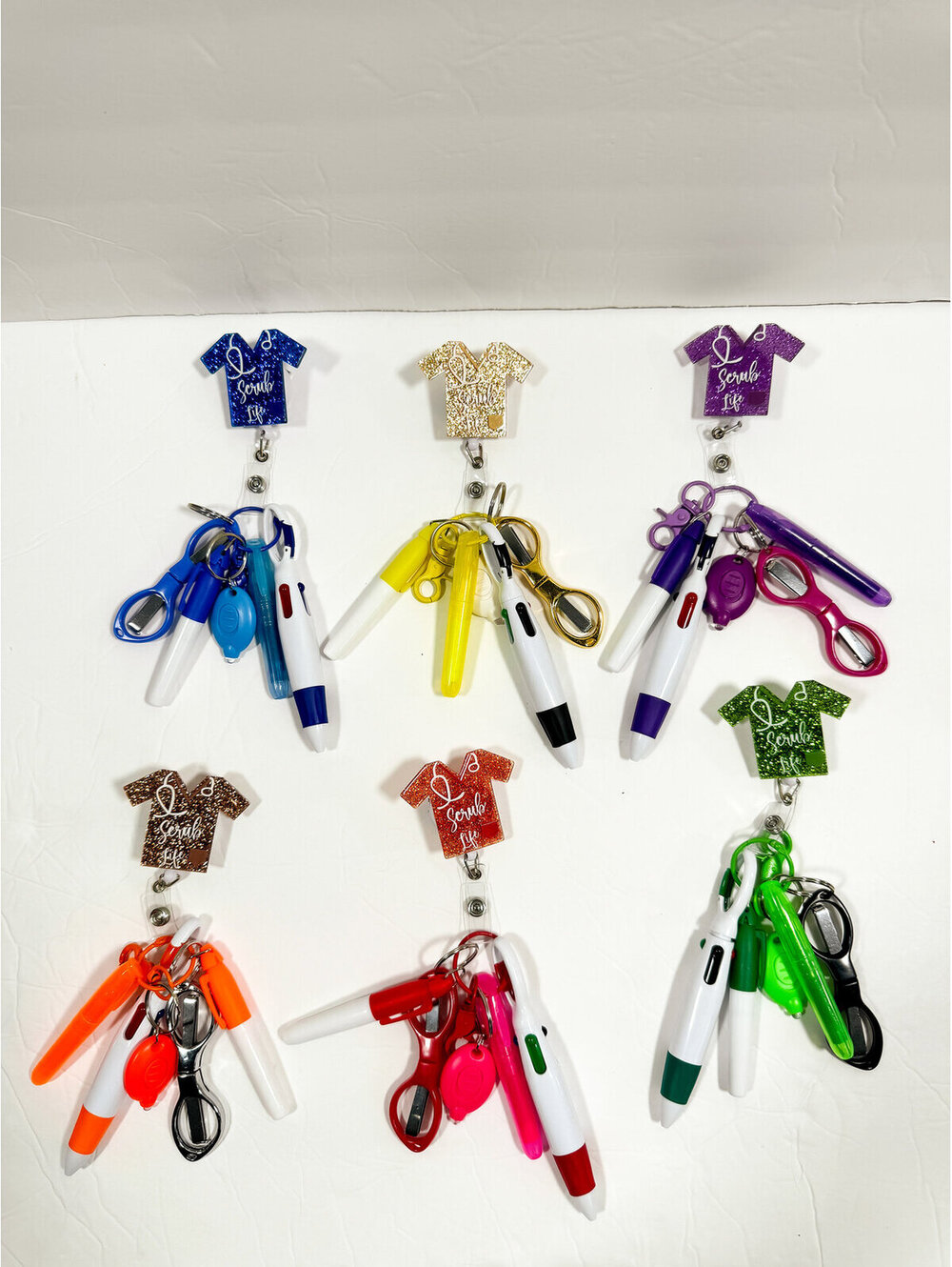 Nurse Badge Accessories Set with 6-in-1 Healthcare Tools